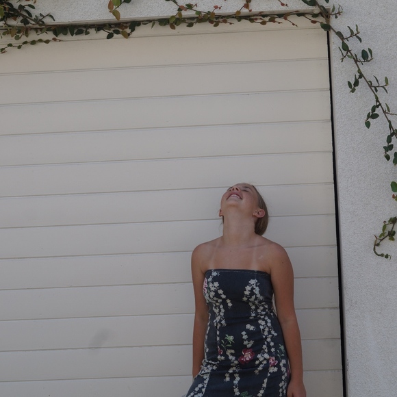 pb and poppy sakura print bodycon dress - Picture 3 of 5